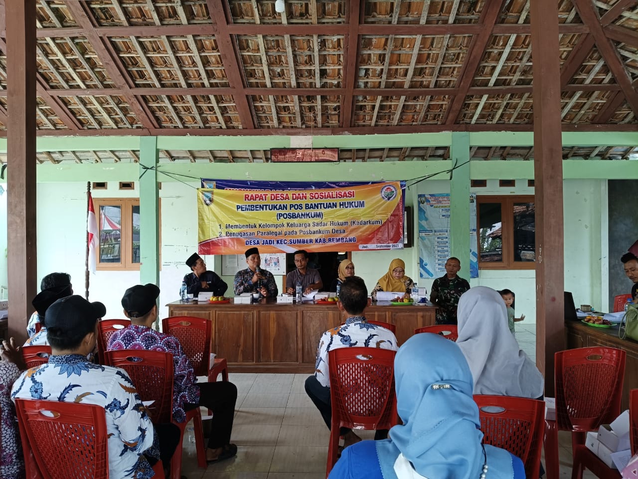 Kegiatan Musyawarah Desa Penyusunan RKPDesa di Desa Jadi tanggal 26 September 2025