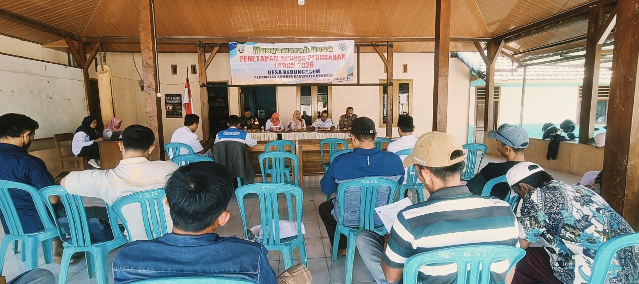 Penetapan APBdesa Desa Kedungasem