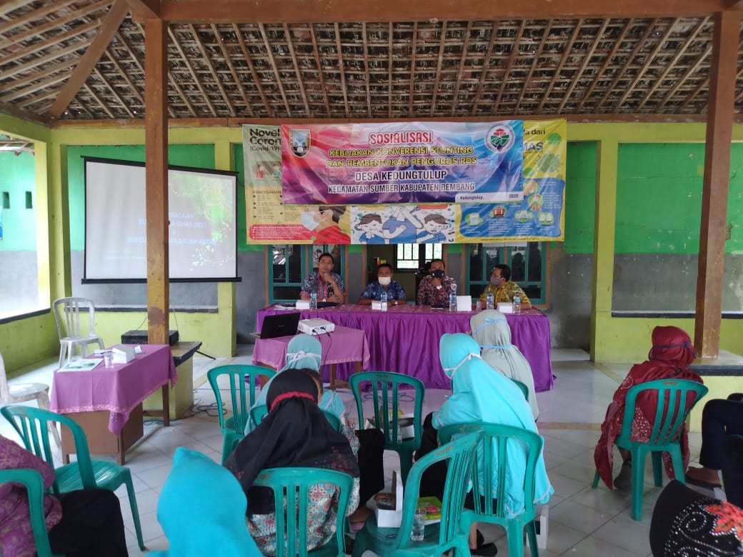Sosialisasi Kebijakan Konverensi Stunting Dan Pembentukan Pengurus RDS Desa Kedungtulup Kecamatan Sumber